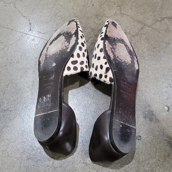 Jenni Kayne D'orsay Calf Hair & Leather Flats in Cheetah - Picture 5 of 5